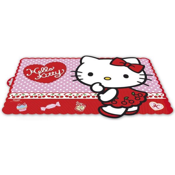 Prostírání plastové tvarované HELLO KITTY 44 x 30 cm Prostírání tvarované HELLO KITTY