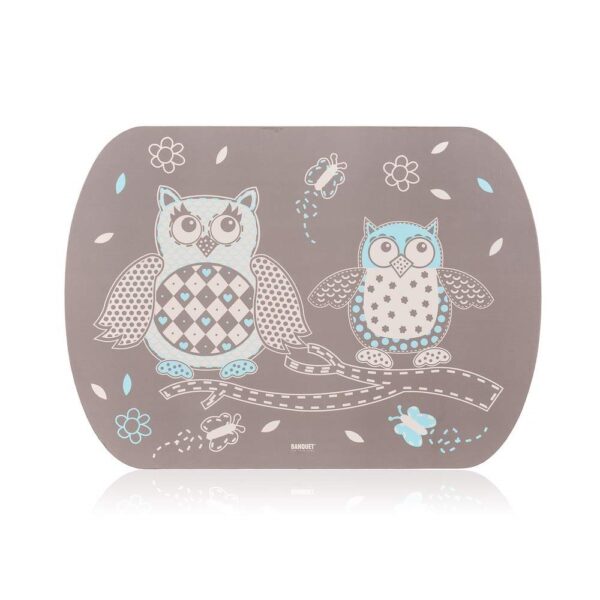 BANQUET Prostírání korkové OWLS 39 x 28 cm Korkové prostírání s dekorem OWL - sovy o rozměru 39 x 28 cm