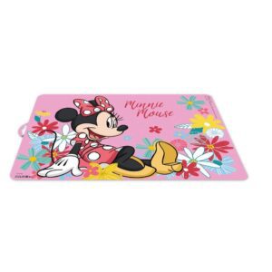 Prostírání plastové MINNIE BLOOM 43 x 28 cm Dětské plastové prostírání s dekorem MINNIE udělá určitě radost každému dítěti. Výhodou prostírání je dobrá omyvatelnost