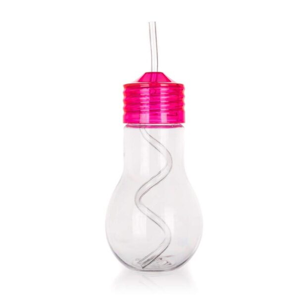 BANQUET Láhev plastová s brčkem BULB 600 ml BANQUET Láhev plastová s brčkem BULB 600 ml