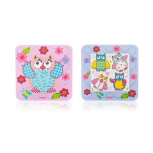 BANQUET Sada plastového prostírání OWLS 10 x 10 cm