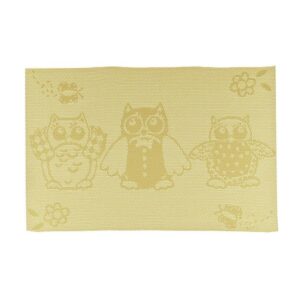 BANQUET Prostírání OWLS Yellow 45 x 30 cm Prostírání textilenové s dekorem OWL - sovy