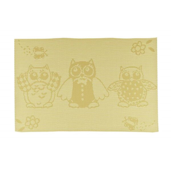 BANQUET Prostírání OWLS Yellow 45 x 30 cm Prostírání textilenové s dekorem OWL - sovy