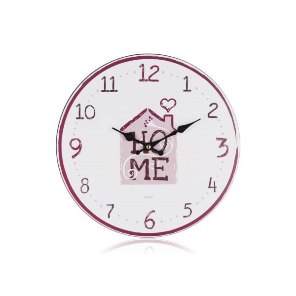 BANQUET Hodiny nástěnné HOME Coll. 30 cm Nástěnné kulaté hodiny HOME s celoplošným dekorem o průměru 30 cm. Hodinový strojek je napájen jedním kusem baterie AA (není součastí balení). Produkt je ideální dekorací do vašeho bytu nebo stylové kuchyně. V nabídce máme i další výrobky ve stejné kolekci HOME.