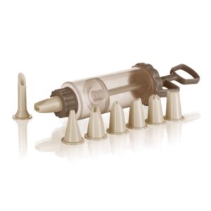 BANQUET Zdobička pístová CULINARIA 8 trysek Pístová zdobička CULINARIA je vyrobena z kvalitního plastu. Součástí balení je 8 trysek.