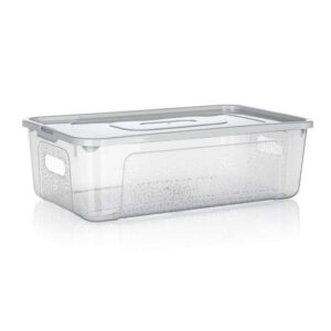 BRILANZ MultiBox s otvory 5L34x20x10 cm Plastový multifunkční box o objemu 5 l s otvory je vhodný nejen pro ukládání předmětů
