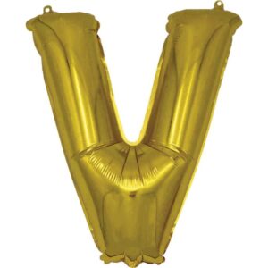 BANQUET Balónek nafukovací foliový písmeno V