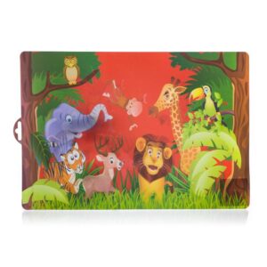 BANQUET Prostírání plastové ZOO 43 x 29 cm Dětské plastové prostírání s dekorem ZOO