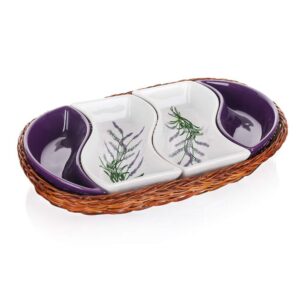 BANQUET Mísa v košíku LAVENDER 30