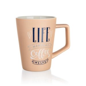 BANQUET Hrnek keramický LIFE COFFEE 450 ml Hrnek keramický LIFE COFFEE o objemu 450 ml
