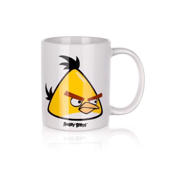 Hrnek dětský keramický ANGRY BIRDS YELLOW 325 ml Hrnek keramický s motivem ANGRY BIRDS o objemu 325 ml. Rozměr: horní průměr 8 cm.
