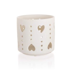 HOME DECOR Svícen na čajové svíčky porcelánový 7