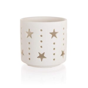 HOME DECOR Svícen na čajové svíčky porcelánový 7