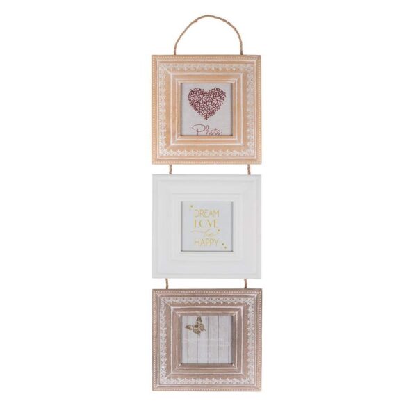 HOME DECOR Sada rámečků LACEWORK 10 x 10 cm