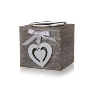 HOME DECOR Svícen SCULPTURE HEART 6