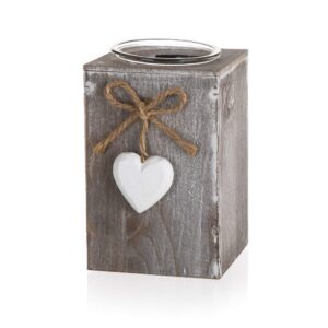 HOME DECOR Svícen SOLID HEART 7