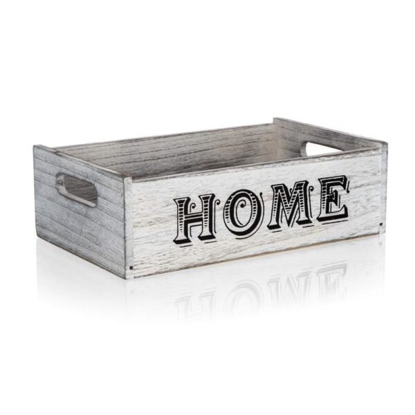 HOME DECOR Krabička dekorativní HOME 29 x 18 x 9cm Tato krabička o rozměrech 29 x 18 x 9 cm se chodí jako dekorace do interiéru