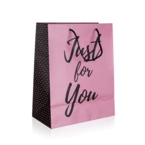 HOME DECOR Taška dárková JUST FOR YOU PINK vel. L