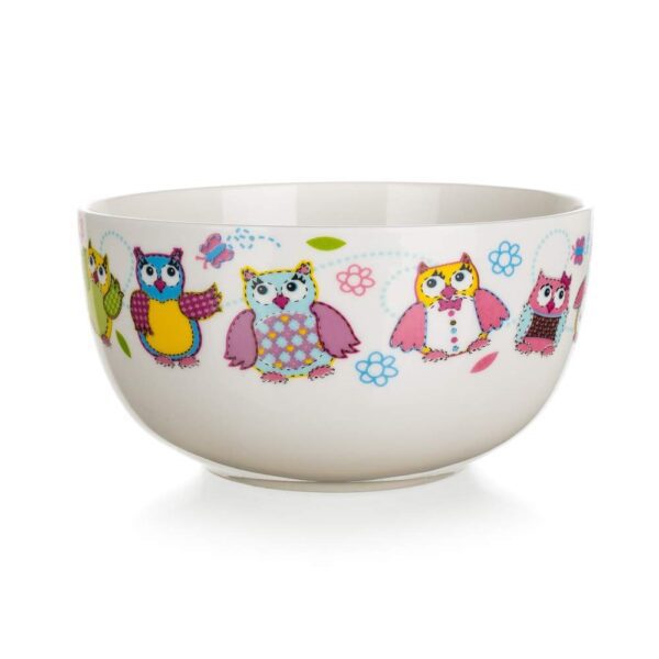 BANQUET Miska OWLS 13cm Miska OWLS 13 cm je vyrobena z keramiky s dekorem sovy. Miska je vhodná na podávání studených pokrmů