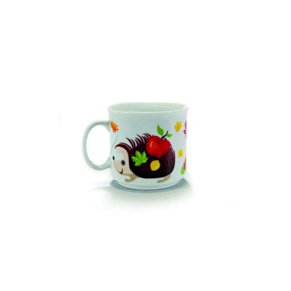 BANQUET Hrnek keramický dětský JEŽEK 210 ml Dětský keramický hrnek s motivem JEŽEK o objemu 210 ml. Vhodný pro malé děti. Lze používat do myčky i mikrovlnné trouby. Zdravotně nezávadný materiál i potisk.