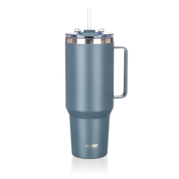 BANQUET Termohrnek nerezový s uchem TWAIN 1200 ml