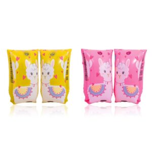VETRO-PLUS Rukávky nafukovací dětské LAMA 30x15cm Nafukovací rukávky LAMA určené pro děti 6 - 12 let jsou skvělou pomůckou pro výuku plavání. Rozměr nafouknutých rukávků: 30 x 15 cm