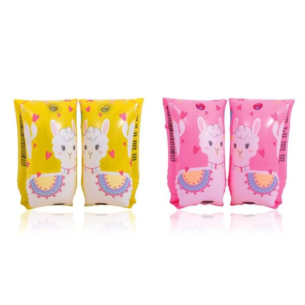 VETRO-PLUS Rukávky nafukovací dětské LAMA 30x15cm Nafukovací rukávky LAMA určené pro děti 6 - 12 let jsou skvělou pomůckou pro výuku plavání. Rozměr nafouknutých rukávků: 30 x 15 cm