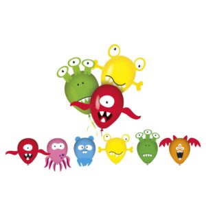 BANQUET Balonky nafukovací latexové MY PARTY Monsters