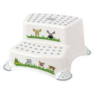 BANQUET 4kids Stolička - dvojschůdek JUNGLE 40 x 37 x 21 cm Stolička / dvojschůdek JUNGLE je možno použít jako sedátko nebo jako stupínek pro děti. Vhodné využití v koupelně či toaletě