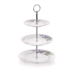 BANQUET Stojan na cukroví porcelánový LAVENDER