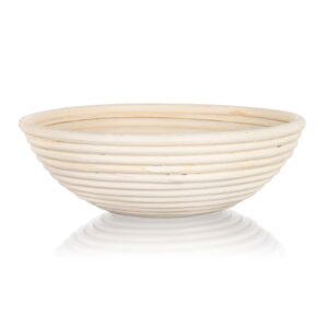 BANQUET Ošatka kulatá na kynutí chleba NATURAL 25 x 25 x 8cm Kulatá ošatka z přírodního pedigu o rozměru 25 x 8 cm je určena na kynutí chleba. Po použití se doporučuje ošetřit pouze vlhkým hadříkem.